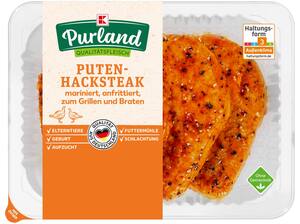 K-PURLAND Puten-Hacksteaks mariniert, 320-g-Packg.