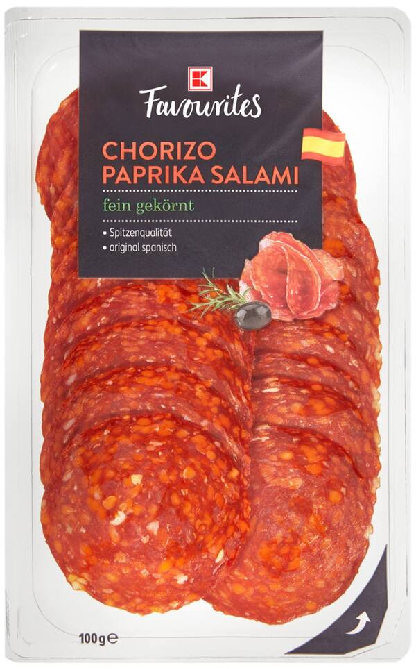 Bild 1 von K-FAVOURITES Chorizo, 100-g-Packg.