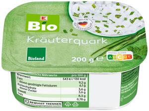 K-BIO Bioland Kräuterquark, 200-g-Packg.