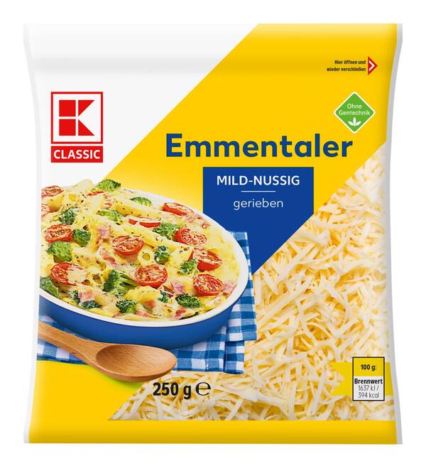 Bild 1 von K-CLASSIC Emmentaler, 250-g-Beutel