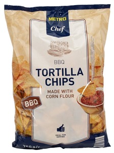 Metro Chef Tortilla Chips BBQ (750 g)