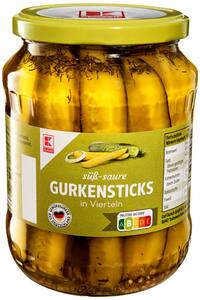 K-CLASSIC Gurkensticks, 670-g-Glas