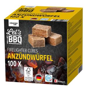 COUNTRYSIDE® Anzündwürfel, 100-St.-Packg.