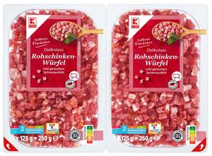 K-CLASSIC Rohschinken-Würfel, 2 x 75 - 125-g-Packg.