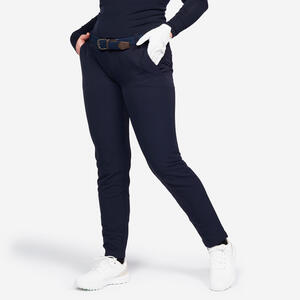 Golfhose warm CW500 Damen marineblau