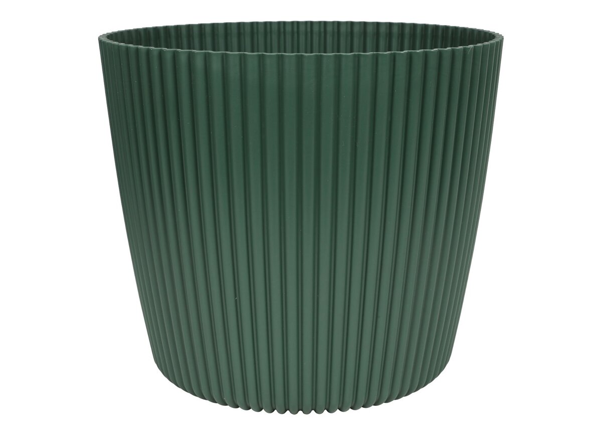 Bild 1 von Indoor-Übertopf Milly Rillendesign 29cm Piniengrün