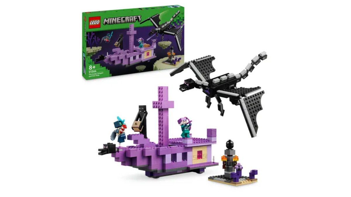 Bild 1 von LEGO Minecraft Der Enderdrache und das Endschiff 21264