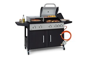 Klarstein Gasgrill »Kingsville XL Kombigrill Gas Pizzaofen 20,5kW 5+1 Brenner«