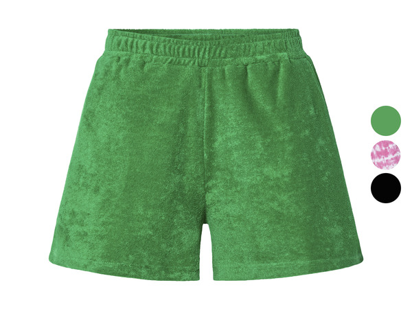 Bild 1 von esmara® Damen Frottee Hotpants, mit seitlichen Eingrifftaschen