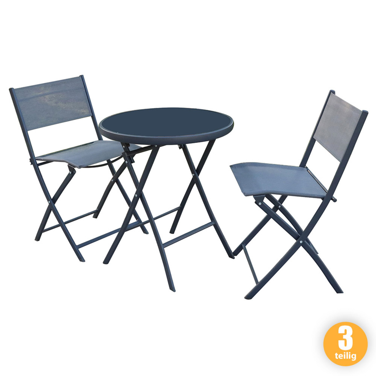 Bild 1 von Glastischset Balkonset, 3-teilig