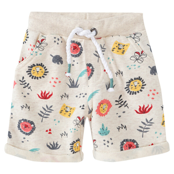 Bild 1 von Baby Joggingshorts mit Tier-Allover HELLBEIGE