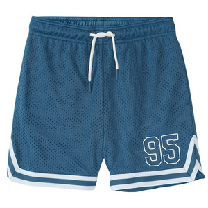 Jungen Sport-Shorts mit Tunnelzug BLAU