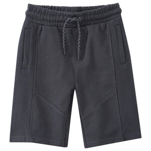 Jungen Joggingshorts mit seitlichen Einsätzen DUNKELGRAU