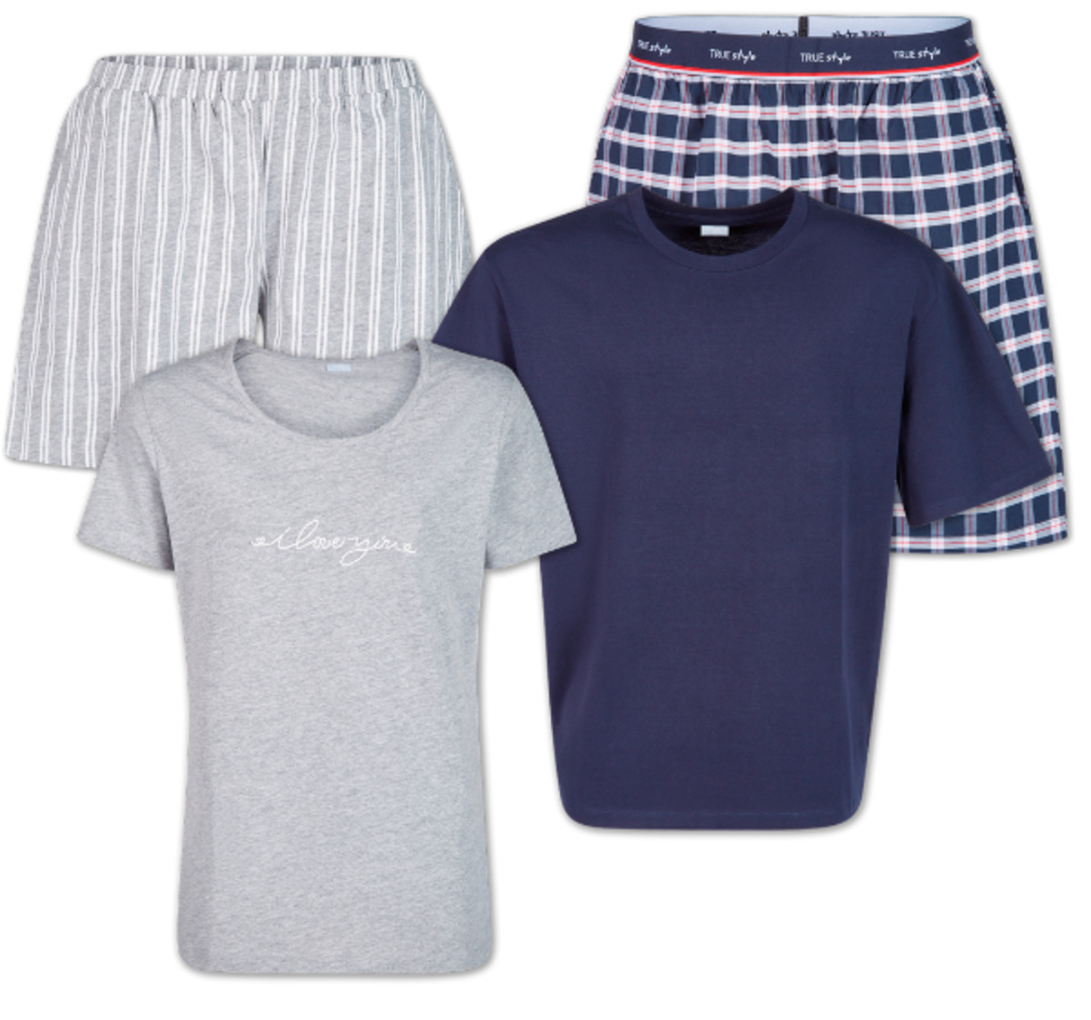 Bild 1 von TRUE STYLE Shorty-Pyjama*