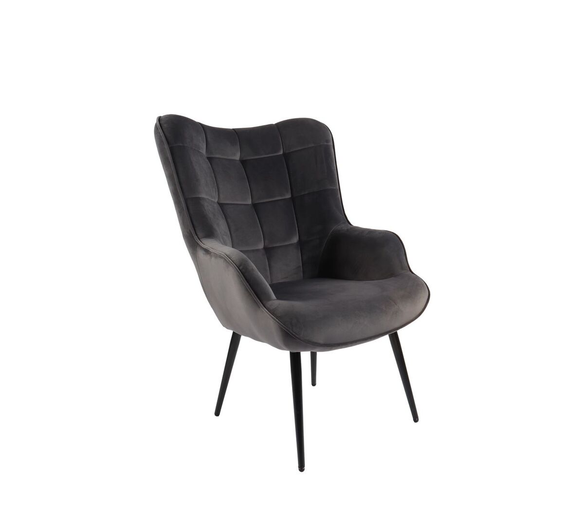 Bild 4 von Hochlehnsessel Ella mit Hocker, anthrazit