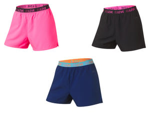 CRIVIT Damen Funktionsshorts mit seitlichen Eingriffstaschen