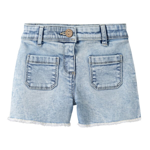 Bild 1 von Baby Jeansshorts mit 2 Fronttaschen HELLBLAU