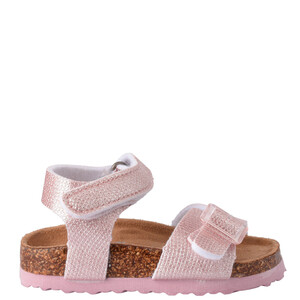 Baby Sandalen in Glitzer-Optik ROSA