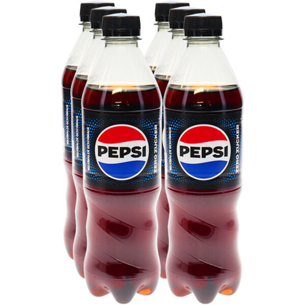 Bild 1 von Pepsi Max Zero Zucker, 6er Pack (EINWEG) zzgl. Pfand