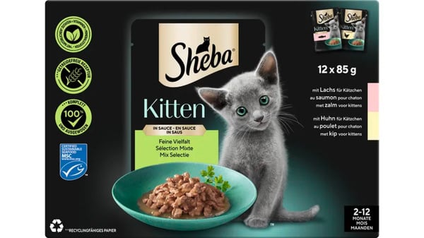 Bild 1 von Sheba Kitten in Sauce Feine Vielfalt