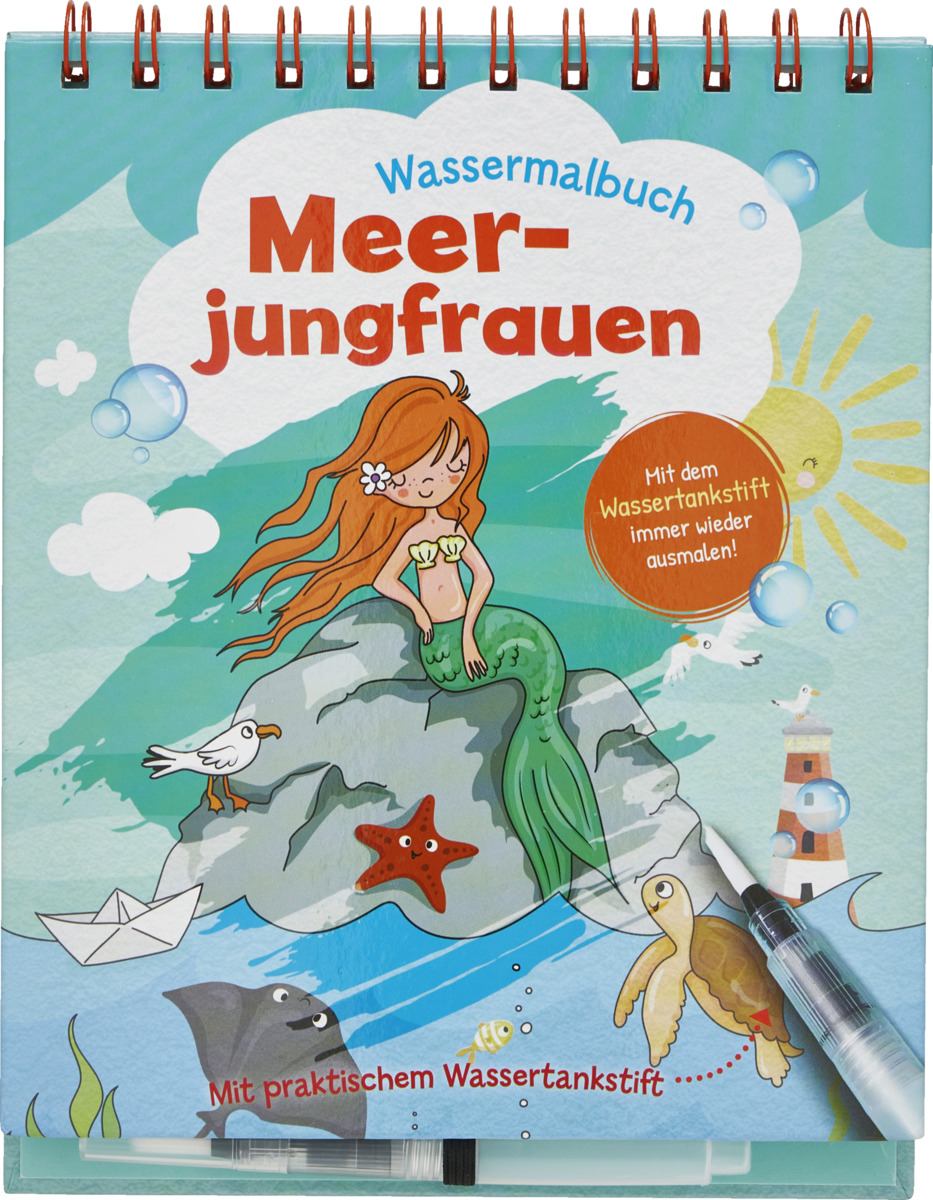 Bild 1 von IDEENWELT Wassermalbuch Meerjungfrau