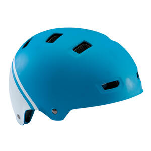 Fahrradhelm Teen 520 Kinder blau/weiß