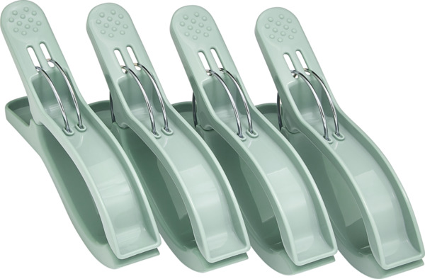 Bild 2 von IDEENWELT Handtuchclips, 4er-Set, grün