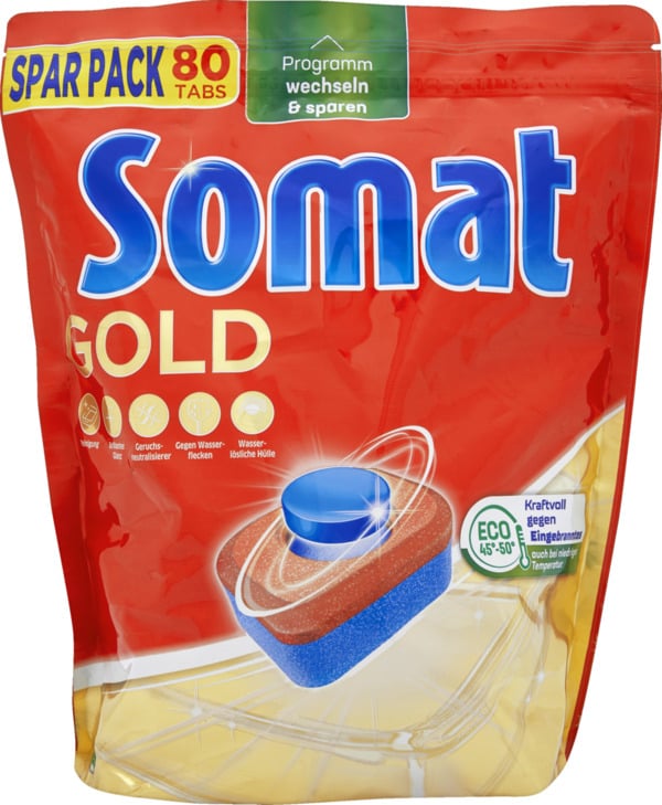 Bild 1 von Somat Gold Geschirrspültabs Spar Pack