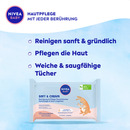 Bild 4 von NIVEA BABY Soft & Cream Reinigung & Plege Feuchttücher Multipack