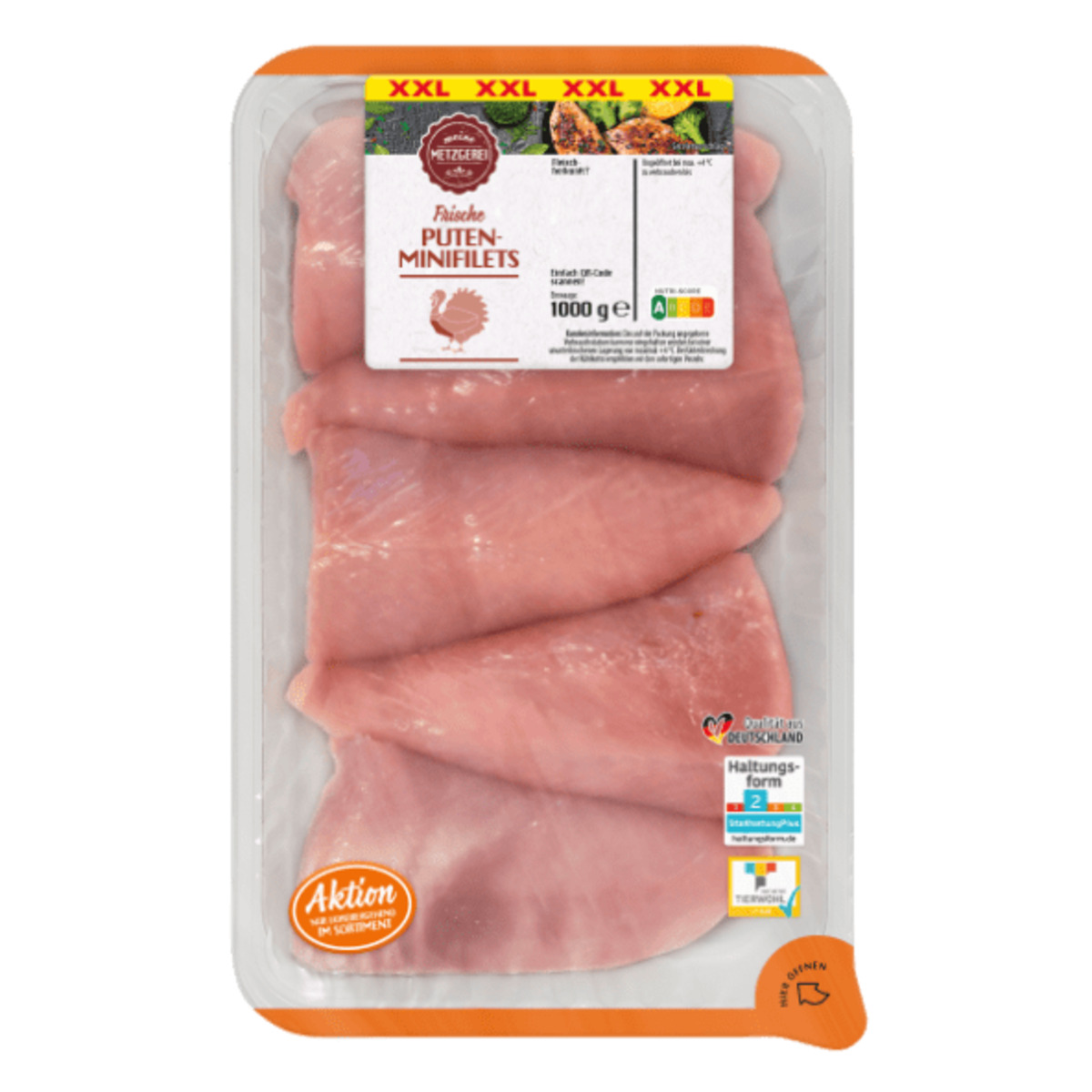 Bild 2 von MEINE METZGEREI Puten-Minifilets XXL 1kg