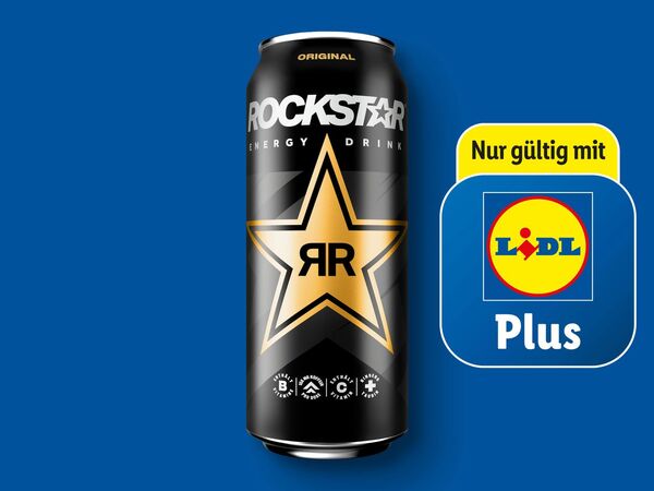 Bild 1 von Rockstar Energy Drink, 
         0,5 l zzgl. -.25 Pfand