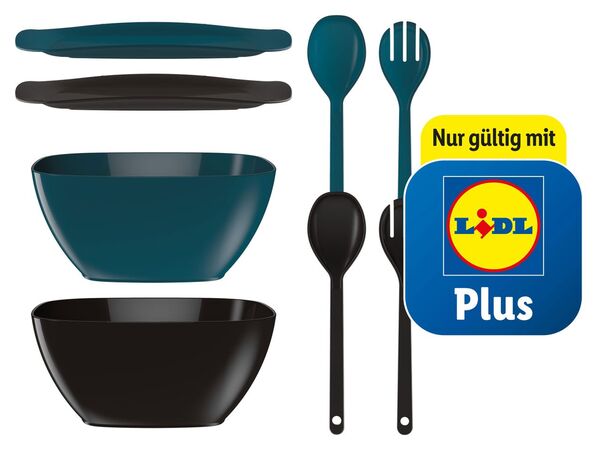 Bild 1 von ERNESTO® Schale/Teller/Salatbesteckset, 
         Stück/ Set beim Kauf von 5 Artikeln