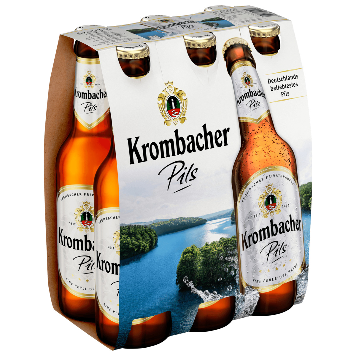 Bild 1 von Krombacher Pils 6x0,33l in der Flasche