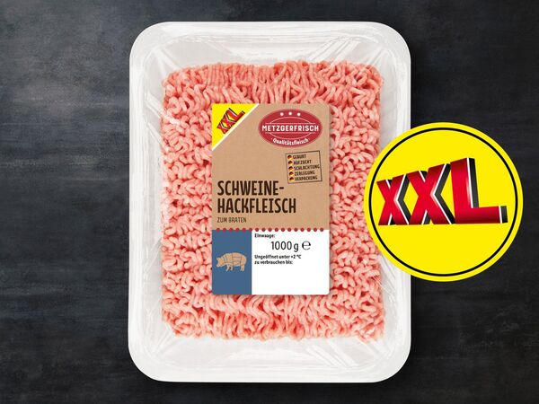 Bild 1 von Metzgerfrisch Frisches Schweine-Hackfleisch XXL, 
         1 kg