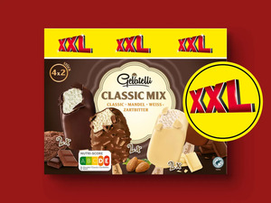 Gelatelli Stieleis Classic Mix XXL, 
         8x 120 ml