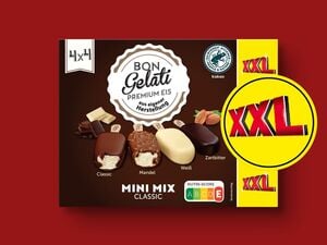 Bon Gelati Mini Mix Eis Classic XXL, 
         16x 50 ml