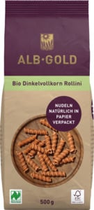 Albgold Nudeln, Rollini aus Dinkelvollkorn