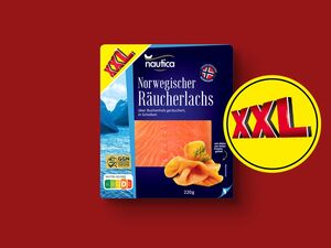 Nautica Norwegischer Räucherlachs XXL, 
         220 g