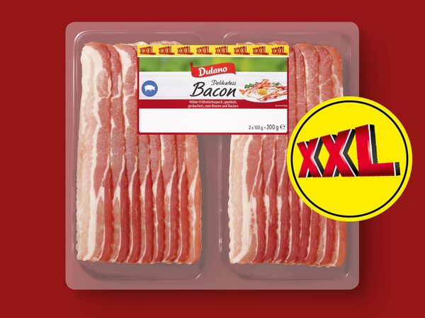 Bild 1 von Dulano Delikatess Bacon XXL, 
         200 g