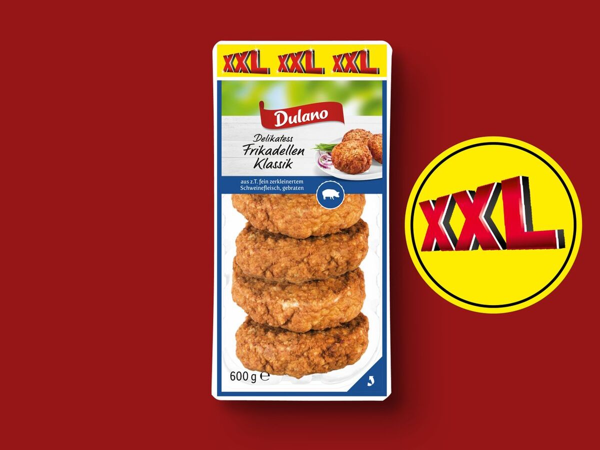 Dulano Delikatess Frikadellen XXL, 600 g von Lidl ansehen!