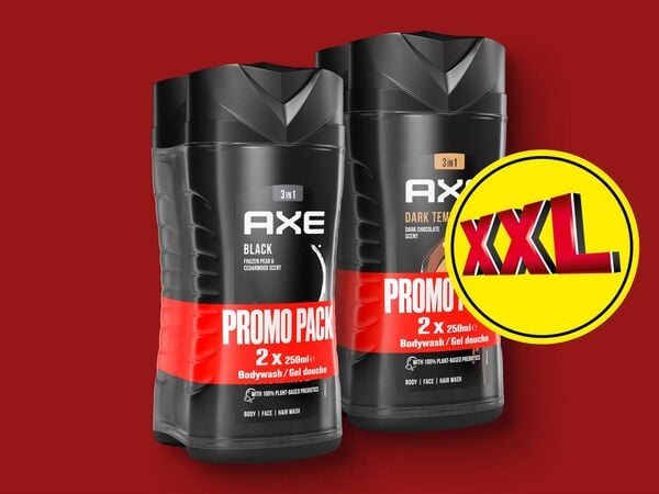 Bild 1 von Axe Duschgel XXL, 
         2x 250 ml