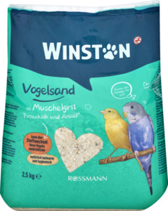 Winston Winston Vogelsand mit Muschelgrit, Futterkalk und Anisöl 2,5 kg