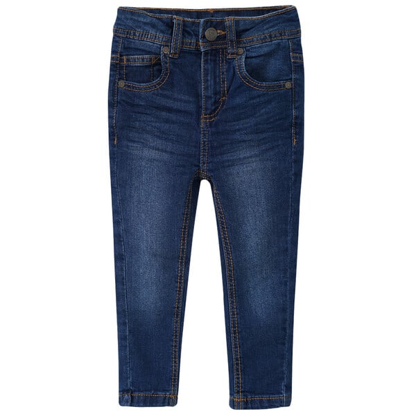 Bild 1 von Jungen Slim-Jeans mit Used-Waschung BLAU