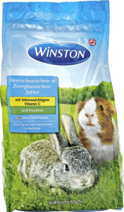 Winston Winston Meerschweinchen und Zwergkaninchenfutter 1kg, 1.000 g