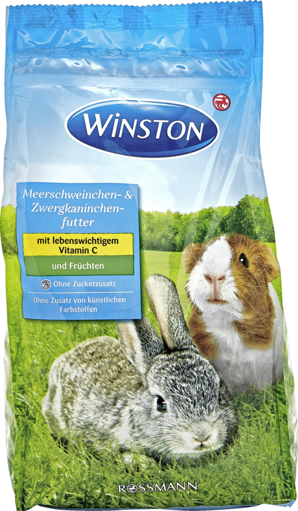 Bild 1 von Winston Winston Meerschweinchen und Zwergkaninchenfutter 1kg, 1.000 g