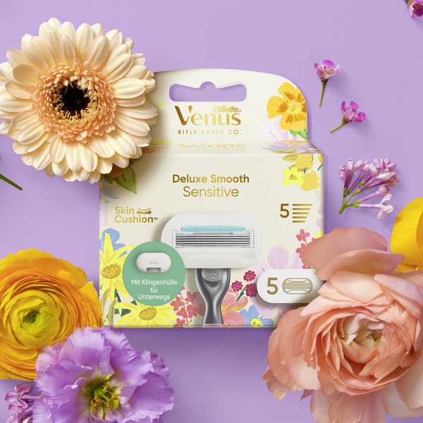 Bild 3 von Gillette Venus Deluxe Smooth Sensitive Rasierklingen + Klingenhülle