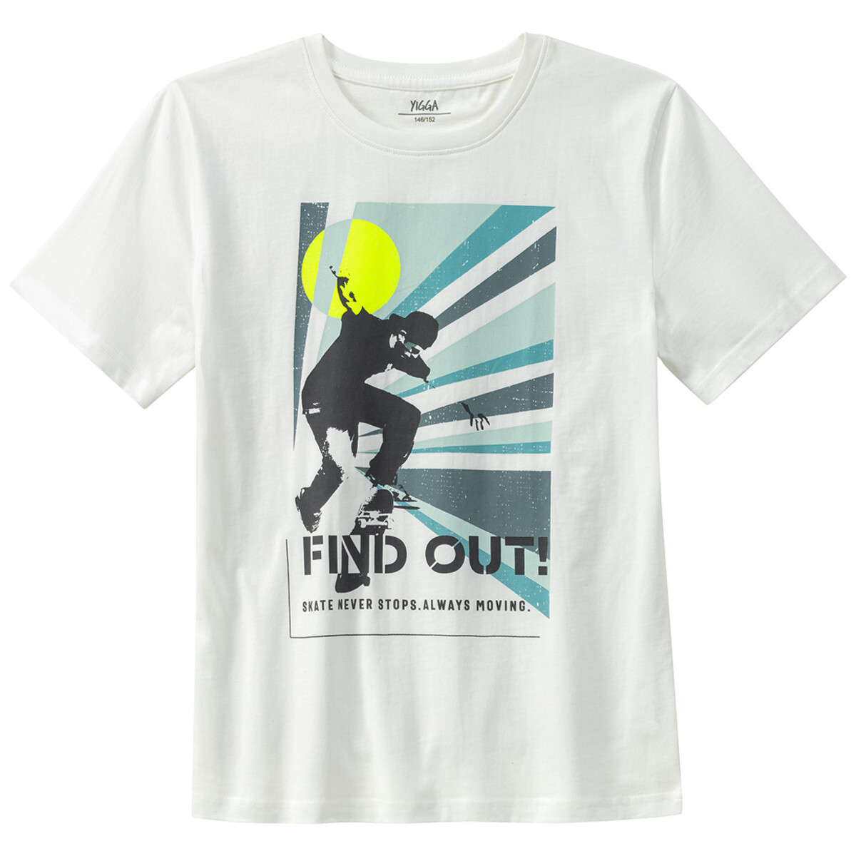 Bild 1 von Jungen T-Shirt mit großem Print WEISS