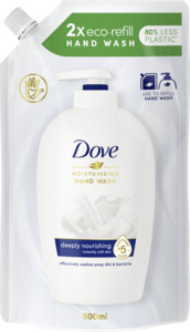 Dove Pflegende Hand-Waschlotion Reichhaltige Pflege Nachfüllbeutel, 500 ml