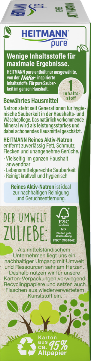 Bild 3 von Heitmann Pure Reines Aktiv Natron, 450 g