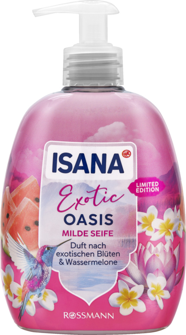 Bild 1 von ISANA Milde Seife Exotic Oasis, 500 ml